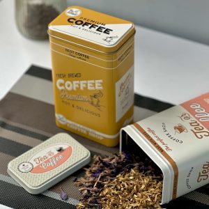 باکس فلزی مستطیلی طرح میکس coffee